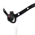 Lightweight Abs Cock Cage Flat Chastity Cage With Ventilation Holes And Catheters Sex Toys Chastity Device With Belt And Concealed Lock For Man Bondage Inverted Chastity Cage With Funnel (B,Black)