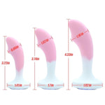 Anal Trainer 3 Pcs Silicone Anal Plug Curved Head For G-Spot Stimulation Jeweled Base Prevents Slippage Butt Plug Adult Sex Toys For Beginners Men Women Couples