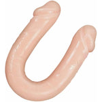 Flash Double Ended Dildo, Super Long Double Dong, Flexible Realistic Double-Sided Dildo Penis, Sex Toys For Couple Men Women Lesbian Gay Colour Of Light Brown (Flash)