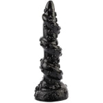 9.3'' Monster Thrusting Dildo, Octopus Tentacle Design With Suction Cup, Huge Fantasy Knot Dildo For Women, Men, Couples - Black
