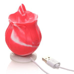 Gossip Pink Twirl 10X Silicone Licking Rose For Women & Couples. Discreet Licking Tongue Rechargeable Ipx7 Waterproof Silicone Rosebud. 2 Pieces, Pink.