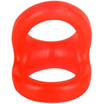 M8-Double Locking Sperm Ring Penis Ring(Red)
