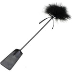 Bondage Sm Adult Sex Toy with Feather Whip and Leather Paddle for BDSM Punishment Games