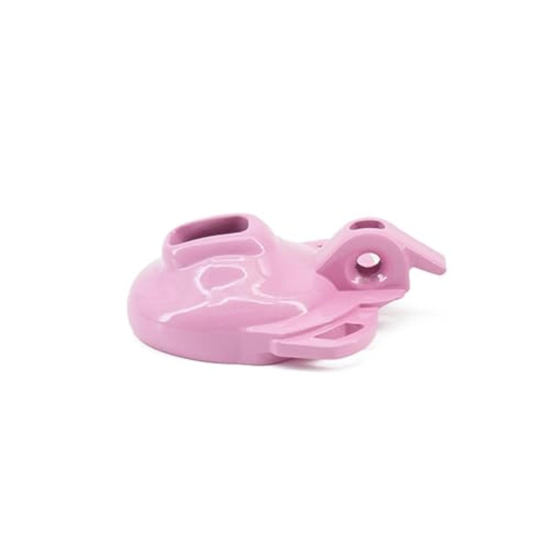 Penis Cage Set With 2 Different Locks, 4 Cockrings And 3 Accessories, Chastity Cage Male Slaves Extreme Bondage Sex Toys, Breathable Hollow Cock Cage Men In 3 Sizes - S/M/L (S,Pink)
