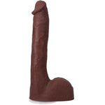 Doc Johnson Signature Series - Pressure - 10 Inch ULTRASKYN Dildo with Removable Vac-U-Lock Suction Cup - F-Machine & Harness Compatible - for Adults Only, Chocolate