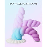 Realistic Monster Silicone Dildo - 8.6" Big Shaped Liquid Dildo With Strong Suction Cup, Huge Thick Sex Toy For Women, Anal Plug Adult Prostate Massager Adult Sex Toy For Women Men And Couples
