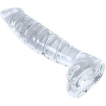 Realistic Glass Dildo Crystal Penis Glass Sex Pleasure Wand G-Spot Stimulator Female Masturbation Toy