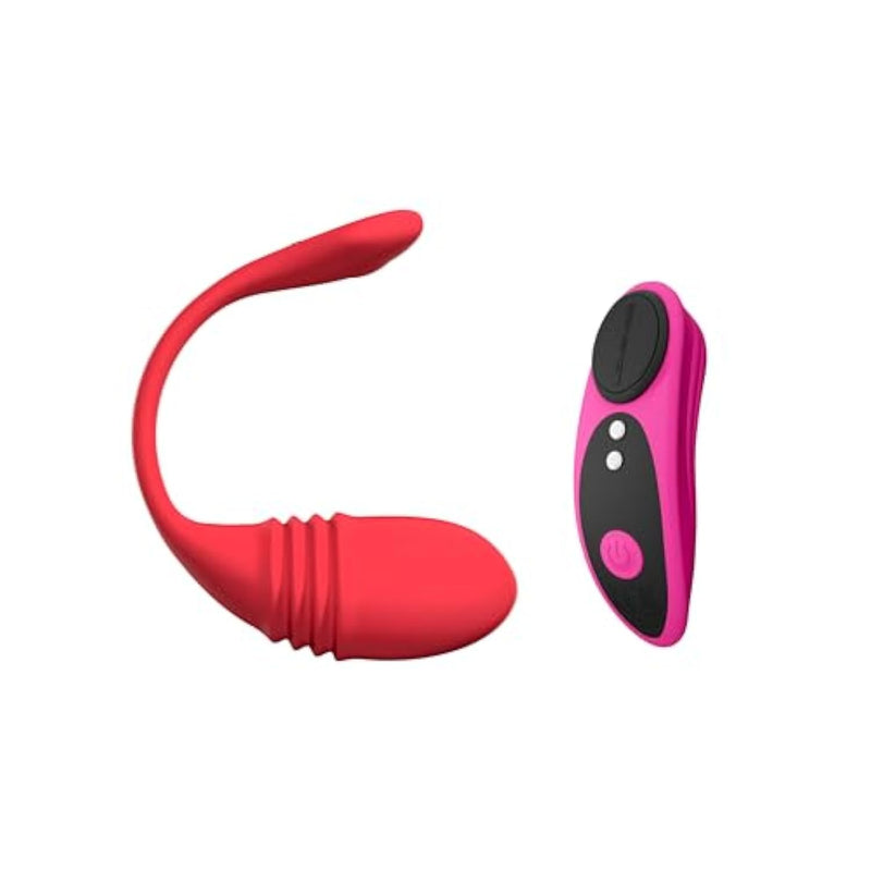 Vulse Thrusting & Vibration 2 In 1 Sex Toys, Remote Control G Spot Dildo+ Ferri Wearable Magnetic Panty Vibrator With Remote Control Long Distance Vibrator For Women Pleasure