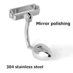 Stainless Steel Cbt Testicle Crusher 2-In-1 Butt Plug Anal Hook Scrotum Stretcher With Locking Bondage Chastity Device Bdsm Training Kit For Kinky Advanced Sensation Play Male Torture Games Couples