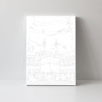 Islamic Ka'abah Paint by Numbers Kit for Adults & Kids, DIY Masjid Al-Haram Art Set
