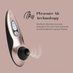 Pro40 Rose Gold Pleasure Air Clitoris Sucker & Fifty Shades Of Grey Greedy Girl Rabbit Vibrator - Female Sex Toys Bundle