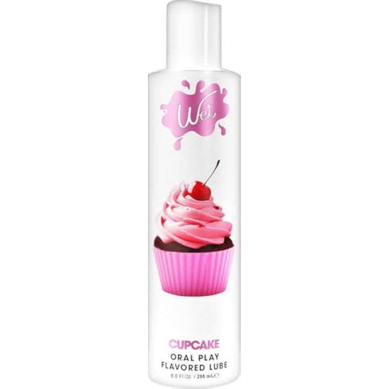 Frosted Cupcake Premium Flavored Edible Lube For Men, Women And Couples | Long-Lasting, Condom Safe, Sugar Free, 9 Fl Oz