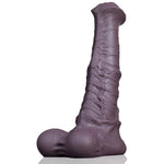 Realistic Horse-Inspired Dildo - Lifelike Texture & Design, Body-Safe Silicone, Suction Cup Base For Hands-Free Fun - Adult Toy For Pleasure & Exploration(X-Small) Brown