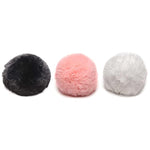 Snap-On Interchangeable White Bunny Tail For Anal Plug | Thick Furry Tail For Women | Soft Vegan Friendly Faux Fur | Animal Play Fox Cosplay | Butt Plug Sold Separately