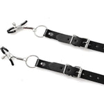 Clitoral Nipple Cliplabia Spreader Clamps Sex Adjustable Bdsm Restraints Clamps For Sex Pleasure Women Sm Adult Sex Clamps Couple Flirting Toy Black