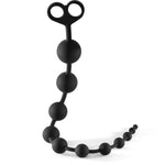 Silicone Anal Beads - 22 Inch Body Safe Anal Bead With 11 Balls, 100% Silicone With Gradual Size Increase, Adult Anal Toys With Safety Pull Ring For Men, Women And Couples