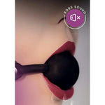 Black Open Mouth Silicone Ball Mouth Adjustable Restraint Sm Bondage Couples Bdsm Sex Toy Fetish Bondage Gags Muzzles Gag Ball Restraint Fetish Sex Toys