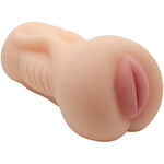 Male Masturbator - Realistic Feel, Tight Tunnel, Supple Lips - Strong Suction, Easy-Grip Design - Pussy - Beige