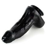 3.35" Diameter Huge Thick Dildo - 11 Inch Extra Wide Realistic Uncut Dildo With Strong Suction Cup For Hands-Free,Black