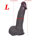 Realistic Thick Huge Dildo - 12.6 Inch Long Penis With Strong Suction Cup, Silicone Xxl Dildo Soft Big Glans Dildo For Vaginal Anal Play G-Spot Dildo Adult Sex Toys For Women And Couples (L)