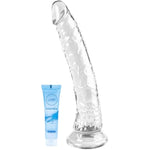 Realistic Huge Dildo Sex Toys For Women - 11 Inch Body Safe Material G Spot Adult Lifelike Dildos With Strong Suction Cup Penis For Men Anal Hands-Free Play Sexual Wellness Products Transparent