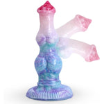 Realistic Dragon Dildo, 10Inch Big Thick Wolf Dildos With Knots Long Dog Silicone Dildo Monster Strap On Anal Dildos Sex Toys For Women Men And Couples