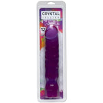 Doc Johnson Crystal Jellies - Thick 12 Inch Big Boy Dildo - for Adults Only, Purple