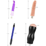 Sex Machine For Men Attachments Sex Machine 3Xlr Dildo Adapter Realistic Masturbator Cup And Anal Dildo Combi Sex Toys For Sex Machines Thrusting Accessaries For Automatic Thrusting Machine