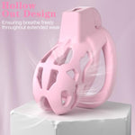 Male Chastity Cage, Small Chastity Devices With 5 Sizes Rings And Invisible Lock For Man Penis Exercise Bondage Gear & Accessories Lightweight Adult Sex Toys