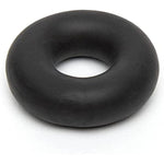Donut Cock Ring - Thick Stretchy Penis Ring - Snug & Comfortable - Waterproof - Black