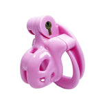 Male Chastity Cock Cage - Super Small Baby Nami Pink Sissy Chastity Device Complete Set, Lightweight Body-Safe Nylon Resin Cb Lock Bdsm Sex Toy Penis Exercise Virginity For Men