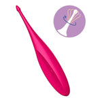 Twirling Fun Vibrator Sex Toy | Adult Toys For Women | Tip Vibrator With Circulating Stimulation Tip | Vibrating Sexual Pleasure Device | Stimulation Vibrators (Magenta)