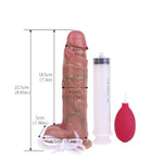 Realistic Spray Dildo, 8.85-Inch Beginner Ejaculation Dildo, Powerful Suction Cup, Hands-Free Play, Super Artificial Skin Feel Penis, Female G Spot And Anal Prostate Adult Sex Toy