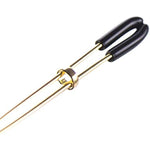 Breast Nipple Clamps Labia Clip Clitoris Rhinestone Jewelry Pendant Metal Chain Flirt Adult Sex Love Toys Bondage (Golden)