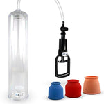 Vacuum Pump Easyop Tgrip 2.5 Inch X 12 Inch Cylinder Male Enhancement Bundle With 3 Silicone Sleeves