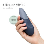 Vibe Blue Ultrawave Clit Stimulator Lay On Vibrator & Pjur Aqua Water Based Personal Lubricant 3.4 Fl Oz - Female Sex Toys Bundle