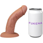 The Extrovert By - Posable Realistic Dual Density Silicone Dildo, 5.75 Inch Insertable, 1.6 Inch Max Width (Medium Skin)