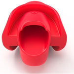 Tongue Fixed Bondage Ball Gag For Sex Set, Open Mouth Silicone Ball & Blindfold Eye Mask, Restraints Sex Gag Mouth Plug Adjustable Extreme For Fetish Play Bondage Bdsm Sm Adult Sex Toys (Red)