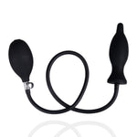 Liquid Silicone Inflatable Anal Plug for BDSM and Couples - Perineum Massager for Men and Women