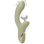 Clit Suction & G-spot Vibrator Sex Toy - Silicone, Water-Resistant, Rechargable, 10 Powerful Modes