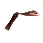 Sex Leather Whip Adult Sm Games Toy Couples Sexy Fun Spank Flogger Whip Cosplay Sexual Abuse Prop For Couples Sensual Play (Brown)