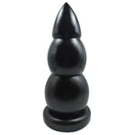 10.03" Super Huge Thick Anal Butt Plug Anal Beads Giant Anal Sex Trainer Anal Plugs Strong Suction Cup Big Butt Plugs Sex Toys For Advanced Anal Player Large Anal Training Toy (Black)