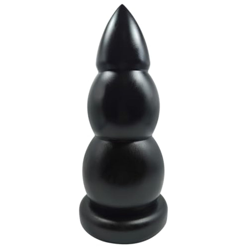 10.03" Super Huge Thick Anal Butt Plug Anal Beads Giant Anal Sex Trainer Anal Plugs Strong Suction Cup Big Butt Plugs Sex Toys For Advanced Anal Player Large Anal Training Toy (Black)
