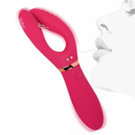 Rabbit G Spot Dildo Vibrator- Wishbone Clamp Clitoral Sex Toys For Women Penis Prostate Massage Male Anal Toys, 10 Powerful Triple Motors Vibrating Anal Plug Unisex Solo Couple Sex Games