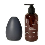 Dome And Shine Set - Double-Sided Silicone Penis Sleeve With Multi-Textured Inside + Hydrating Aloe Vera + Water Based Organic Lube (8 Fl Oz)