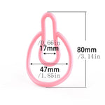 Male Sissy Chastity Clip Chasity Cage Penis Ring Cock Device Toys Training Bondage Sex Toy (Pink)