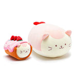 Stuffed Animal Plush Toy – 2 Pieces 6" +10" Set Plush Doll | Soft, Squishy, Warm, Cute, Comfort, Safe | Birthday Gift Pillow With Kawaii Kitty Cat Kittiroll