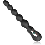 Anal Beads Vibrator Silicone Anal Butt Plug G-Spot Dildo Prostate Massager With 7 Vibration Modes And Ribbed Shaft Adult Sex Toys For Men Women And Couples