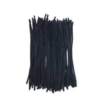100 Pcs Black Pipe Cleaners, 12.4 Inch Fluffy Chenille Stems for DIY Crafts