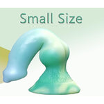 Realistic Small Cock Knot Dog Dildo, Silicone Soft Wolf Canine Animal Fantasy Monster Adult Anal Plug Sex Toys for Male Female G Spot Dildos 7.5'' Fake Penis Beginners Women Men Couples